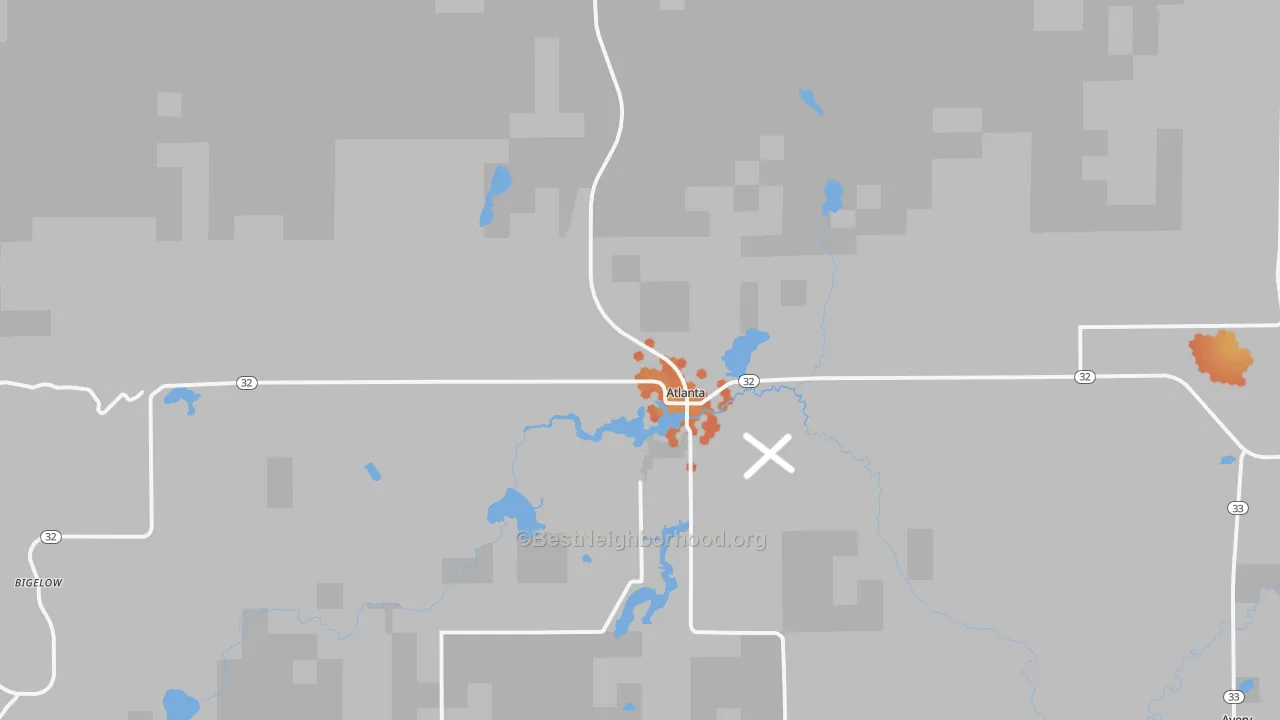 Bike Grade map of 49709, MI