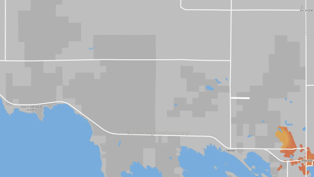 Bike Grade map of 49745, MI