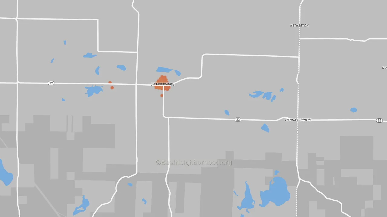 Bike Grade map of 49751, MI