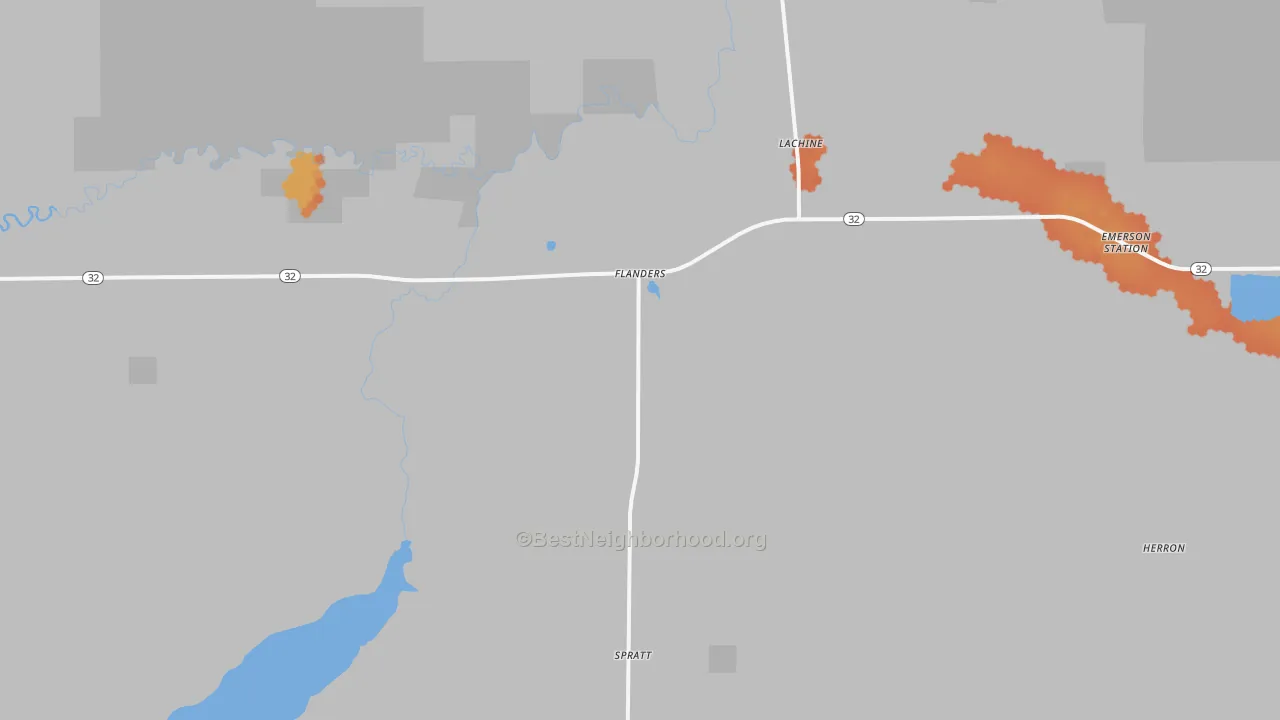 Bike Grade map of 49753, MI