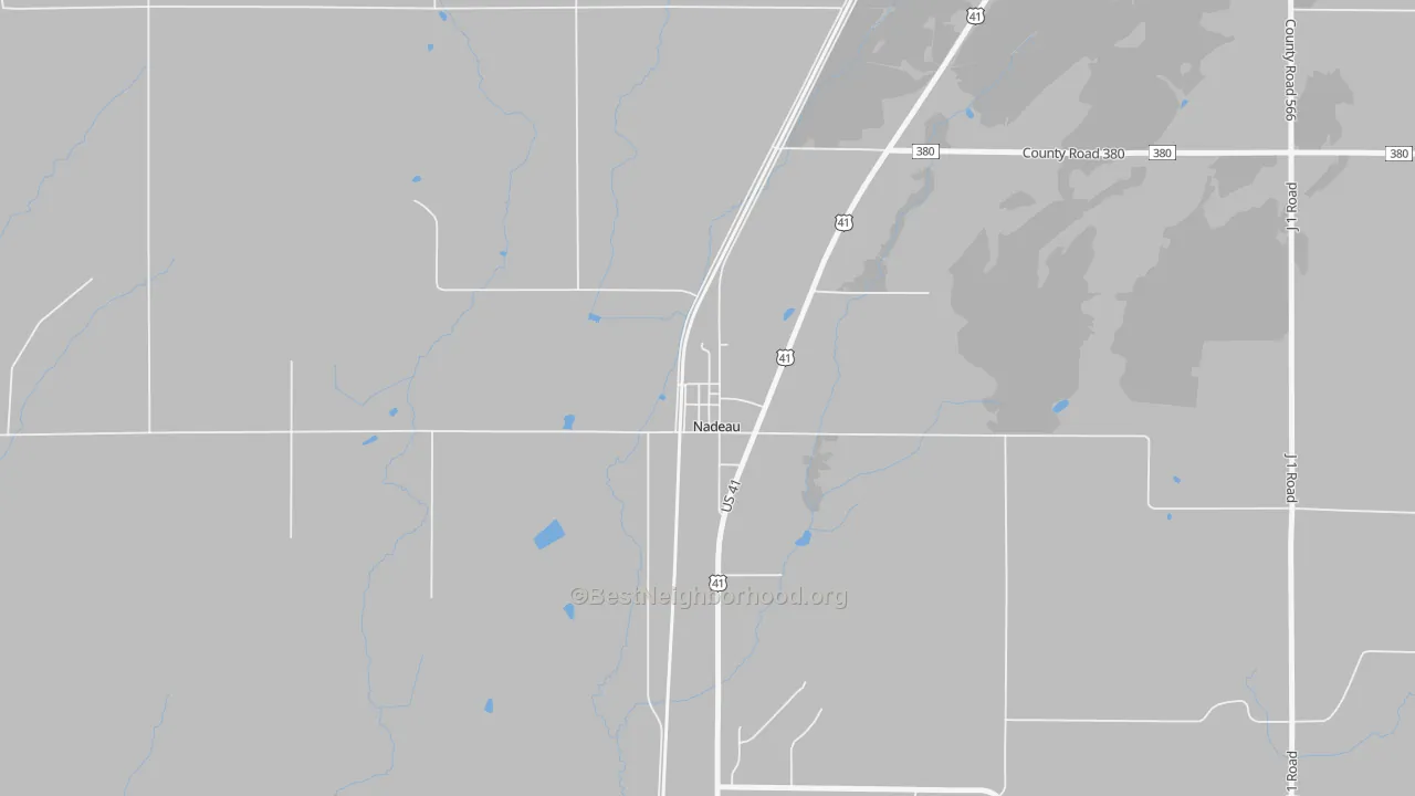 Bike Grade map of 49863, MI