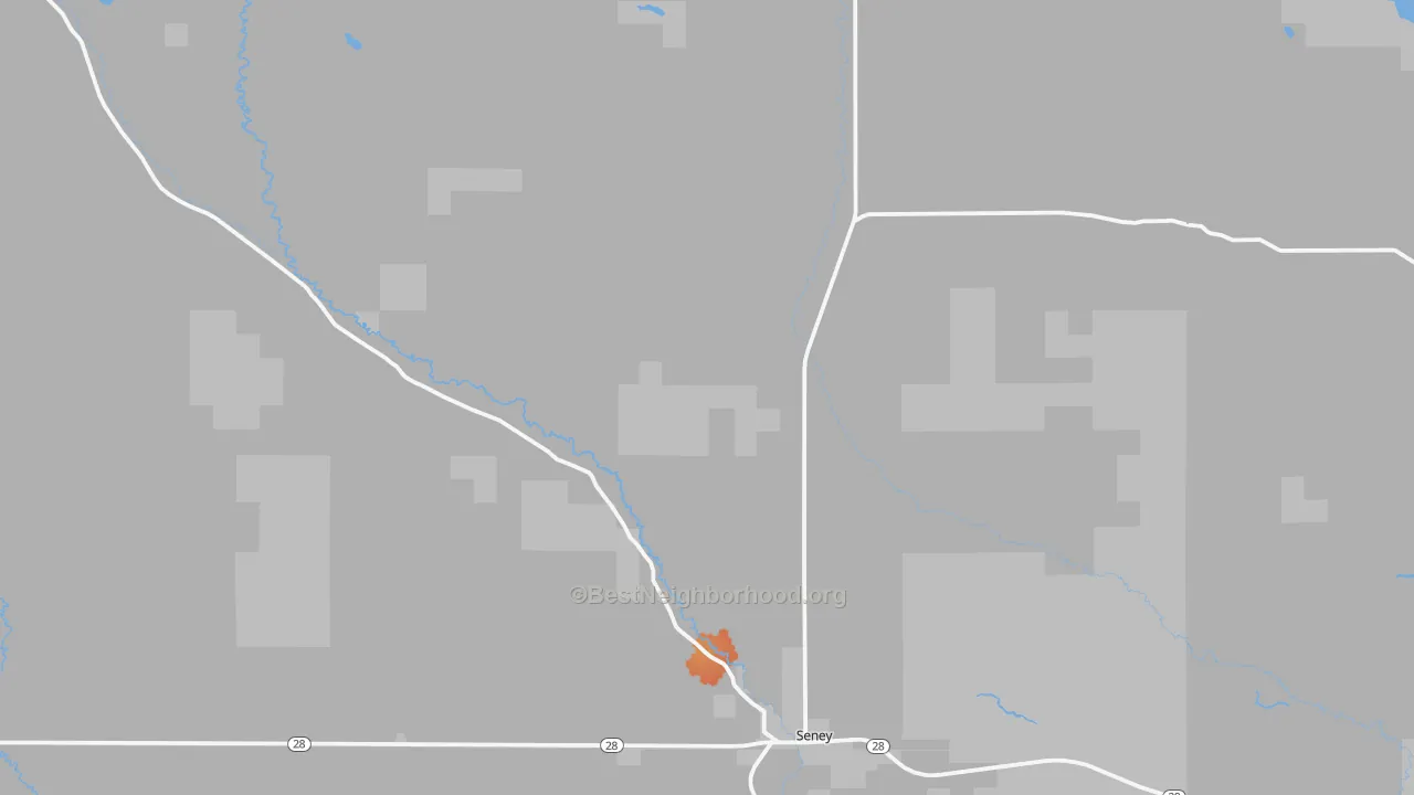 Bike Grade map of 49883, MI