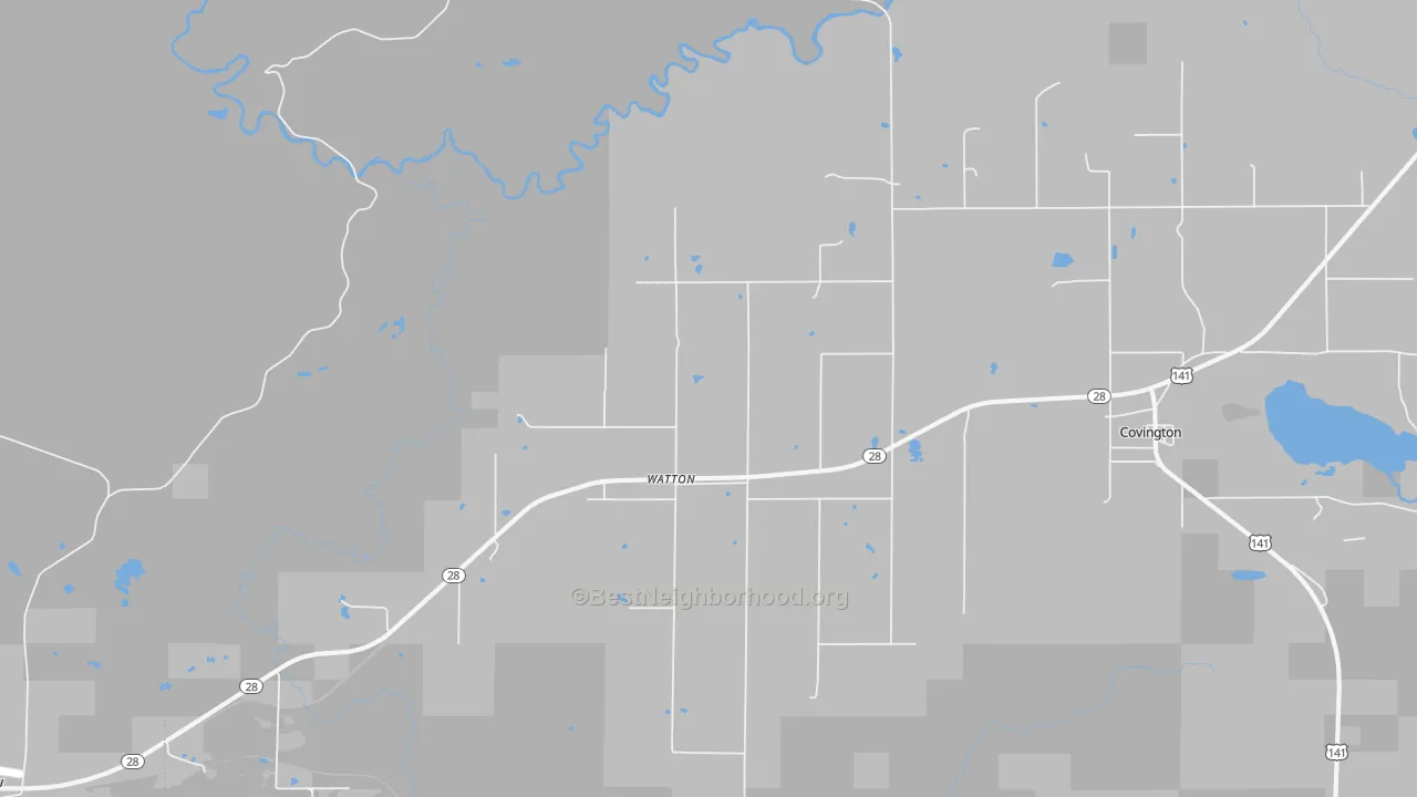 Bike Grade map of 49970, MI