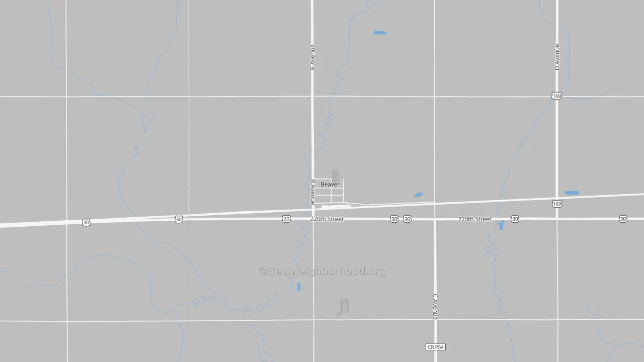 Bike Grade map of 50031, IA