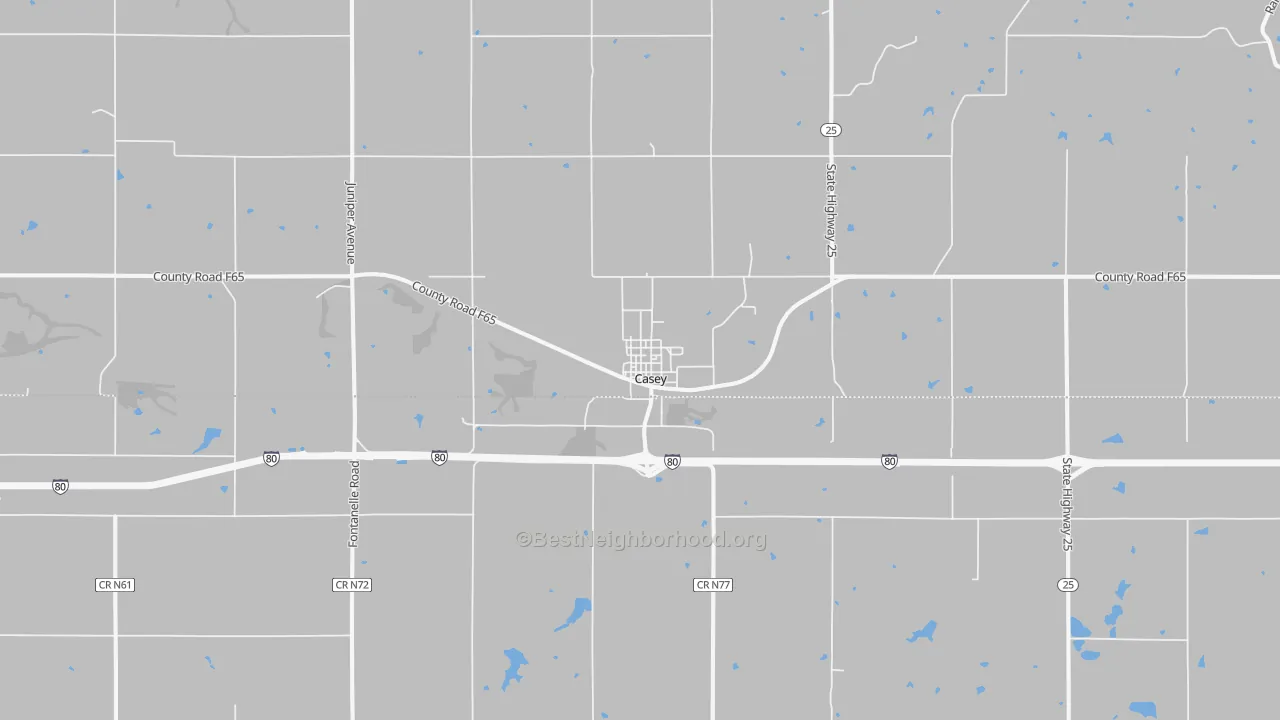 Bike Grade map of 50048, IA