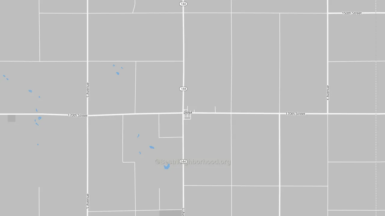 Bike Grade map of 50064, IA