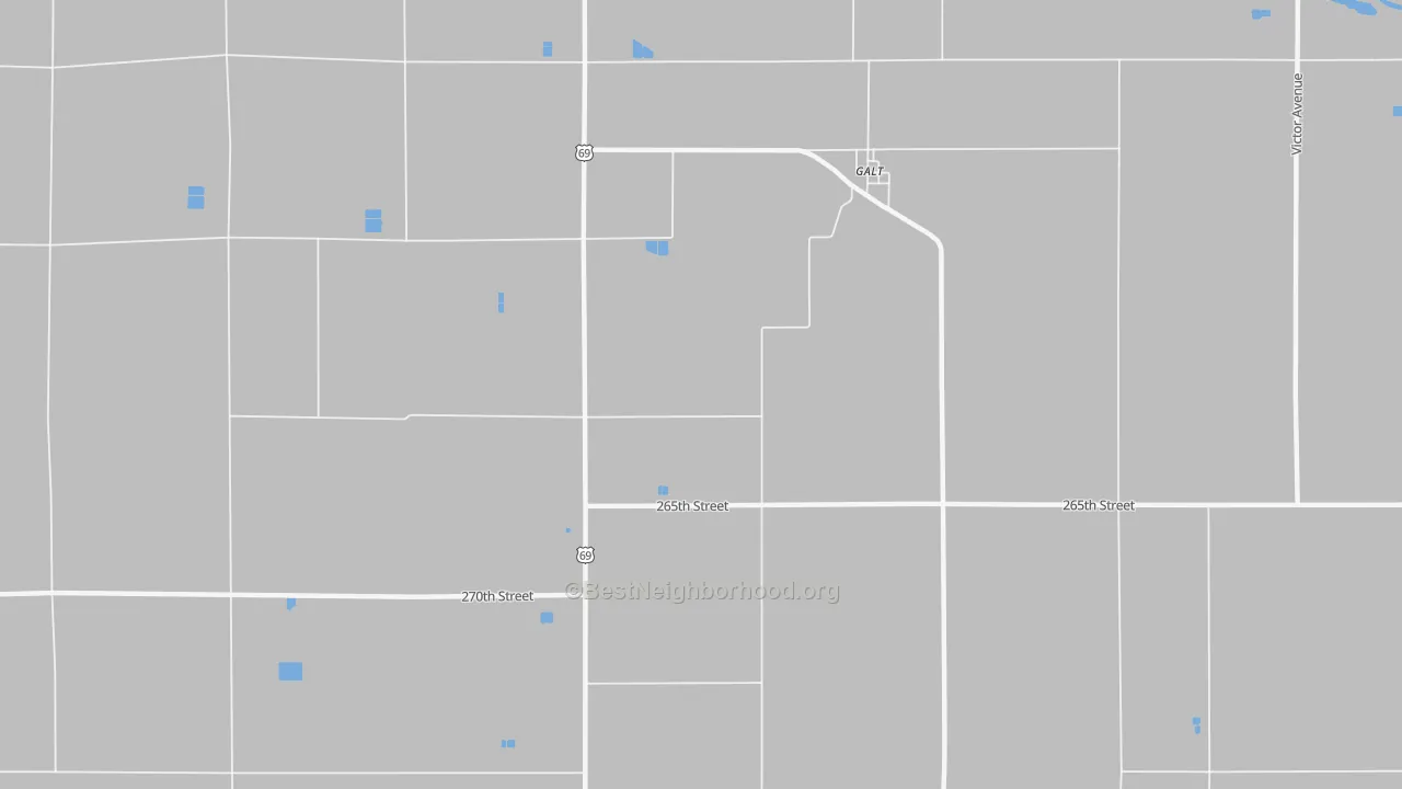 Bike Grade map of 50101, IA