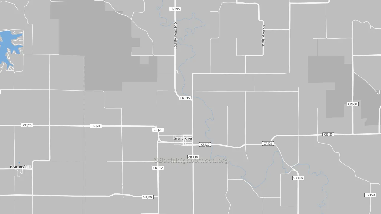 Bike Grade map of 50108, IA