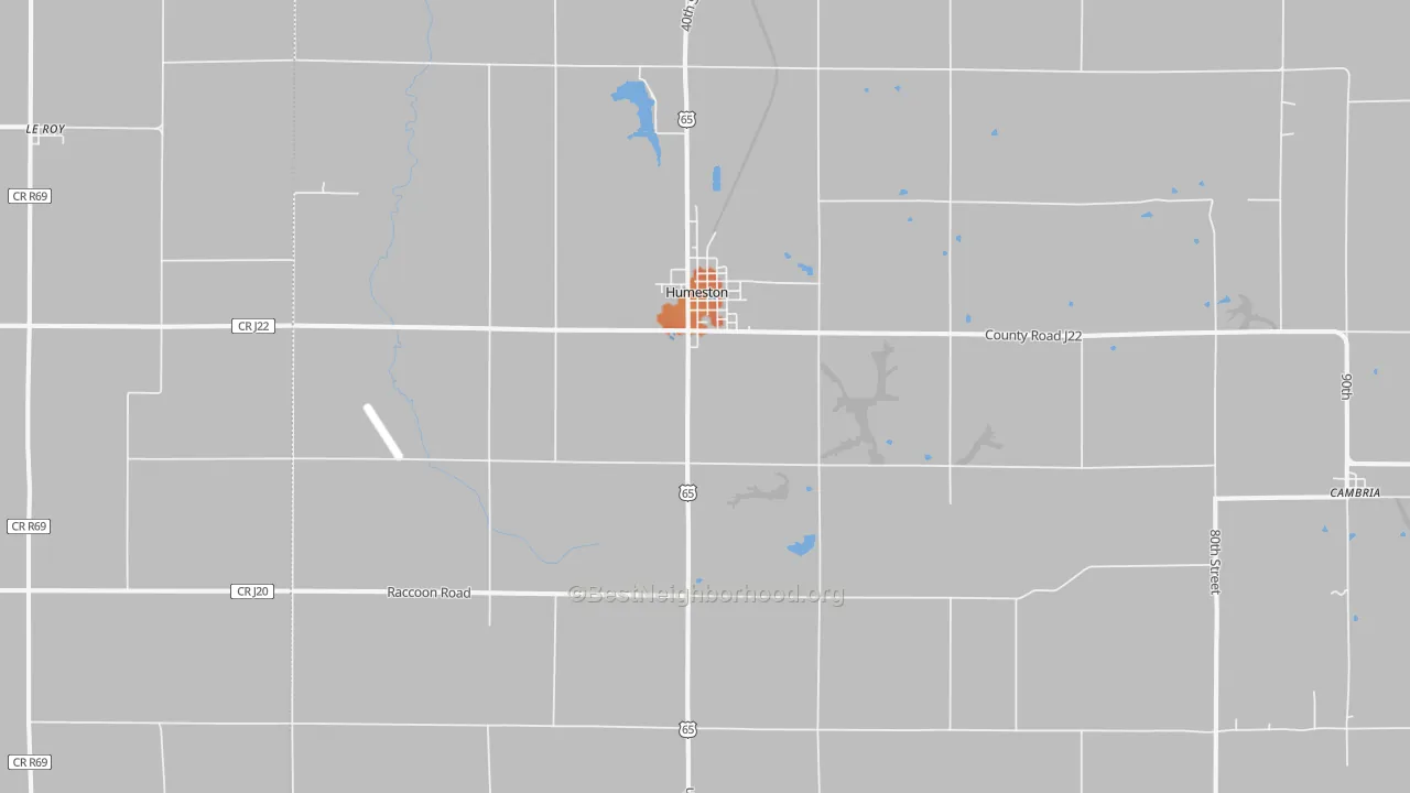 Bike Grade map of 50123, IA