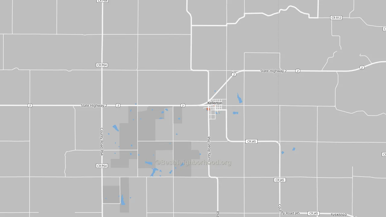 Bike Grade map of 50133, IA
