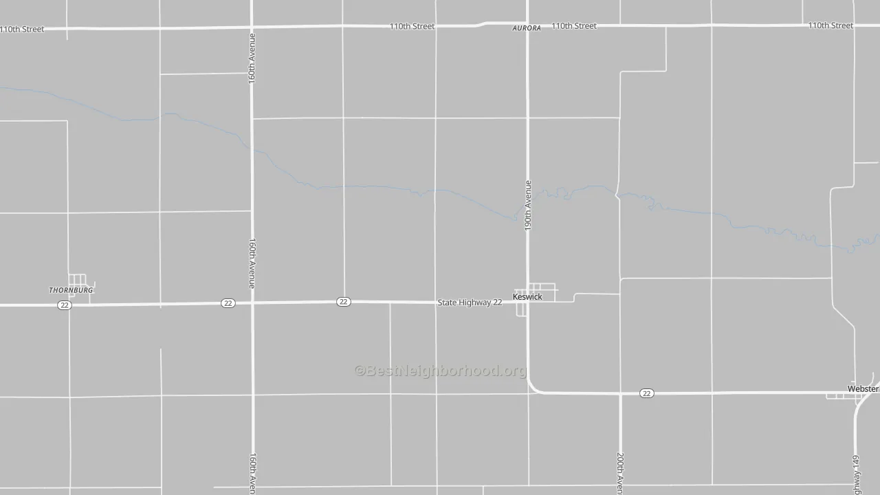 Bike Grade map of 50136, IA