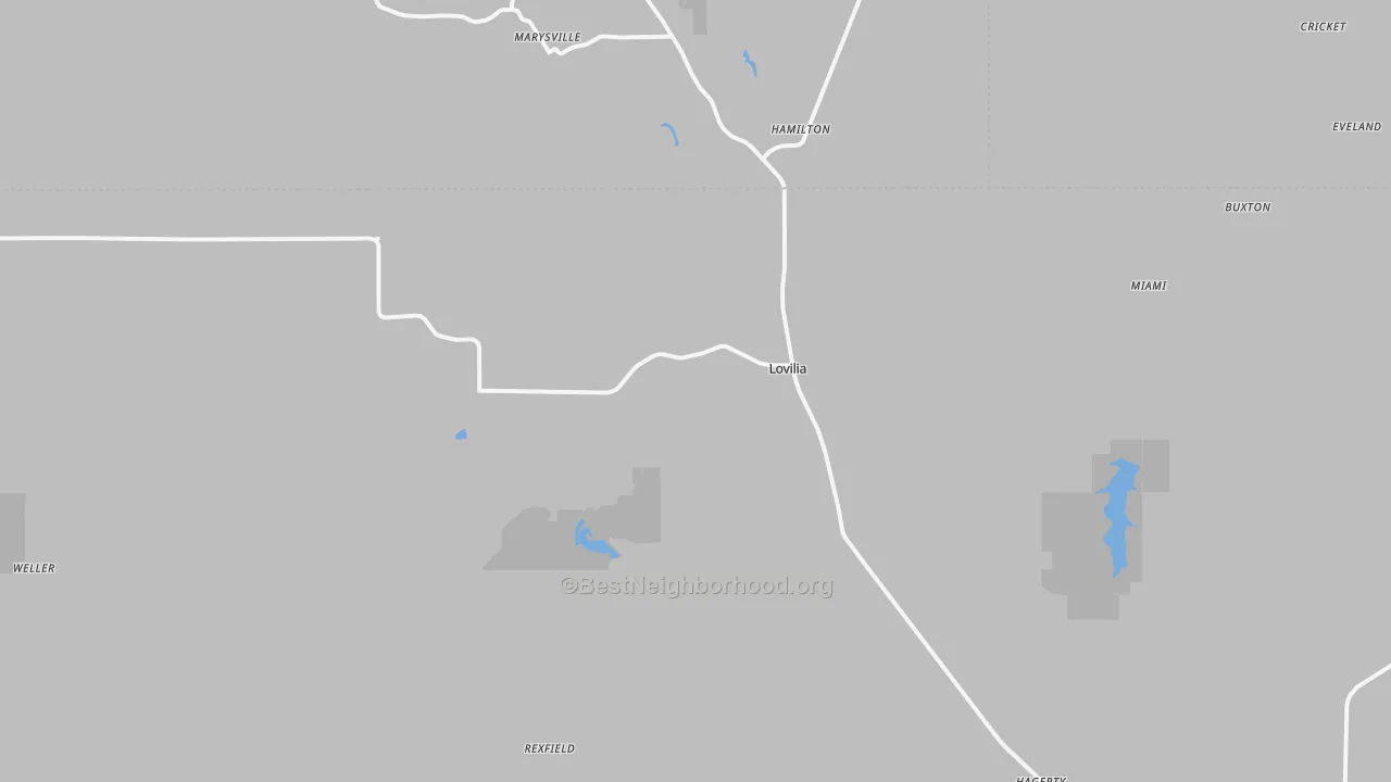 Bike Grade map of 50150, IA