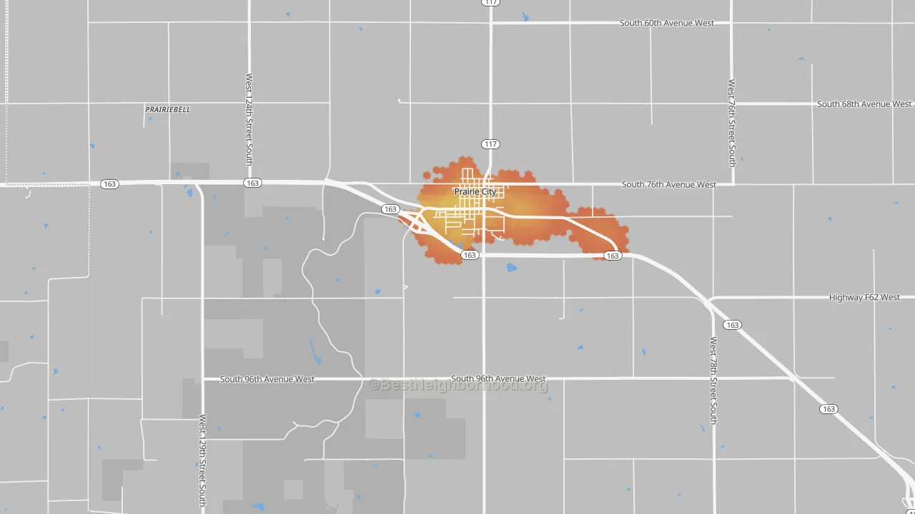 Bike Grade map of 50228, IA