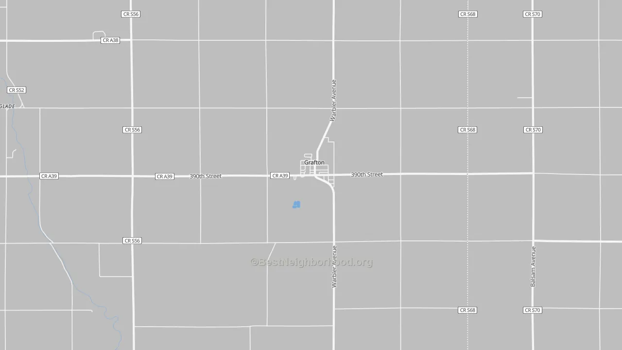 Bike Grade map of 50440, IA