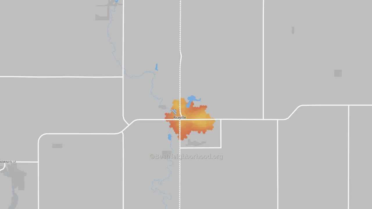 Bike Grade map of 50466, IA