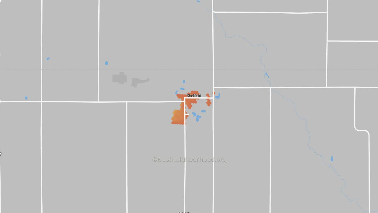 Bike Grade map of 50475, IA