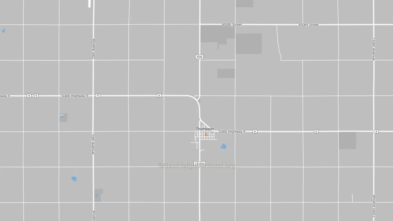 Bike Grade map of 50478, IA