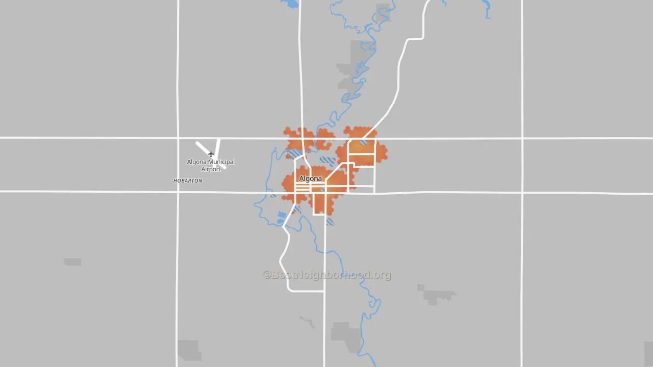 Bike Grade map of 50511, IA