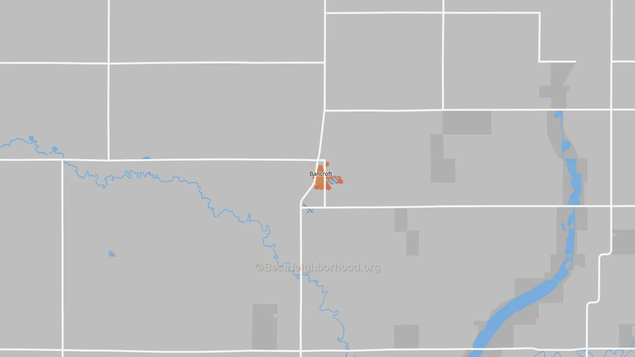 Bike Grade map of 50517, IA