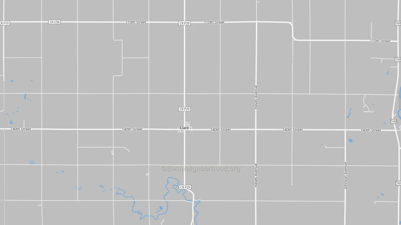 Bike Grade map of 50524, IA