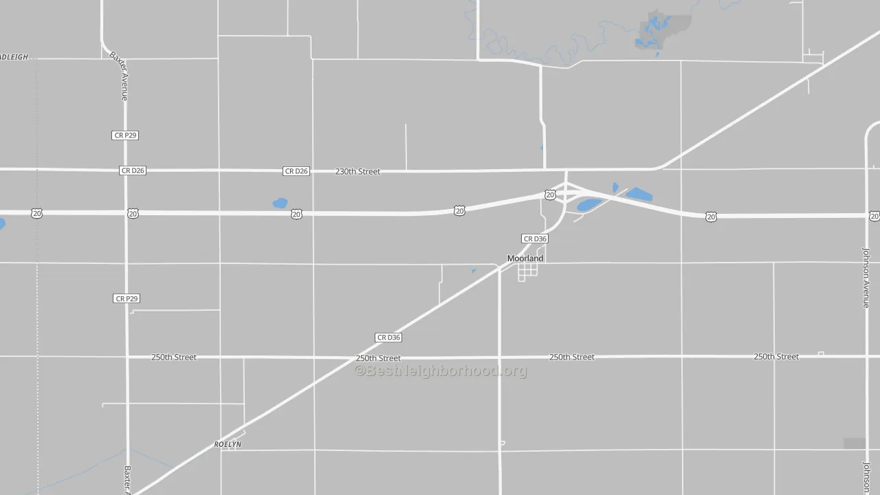 Bike Grade map of 50566, IA