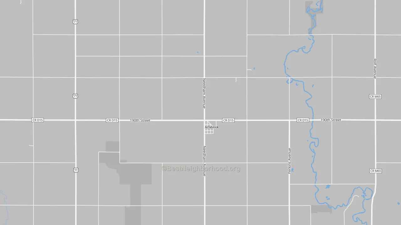Bike Grade map of 50567, IA