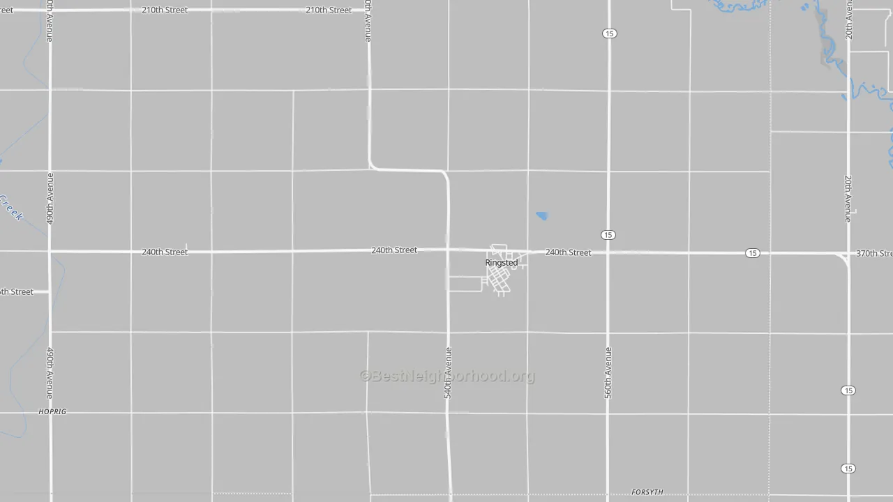 Bike Grade map of 50578, IA