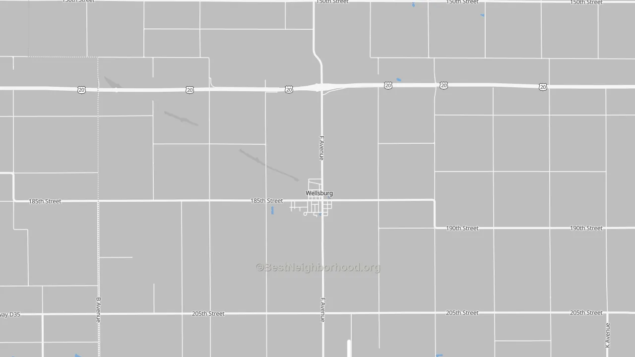 Bike Grade map of 50680, IA