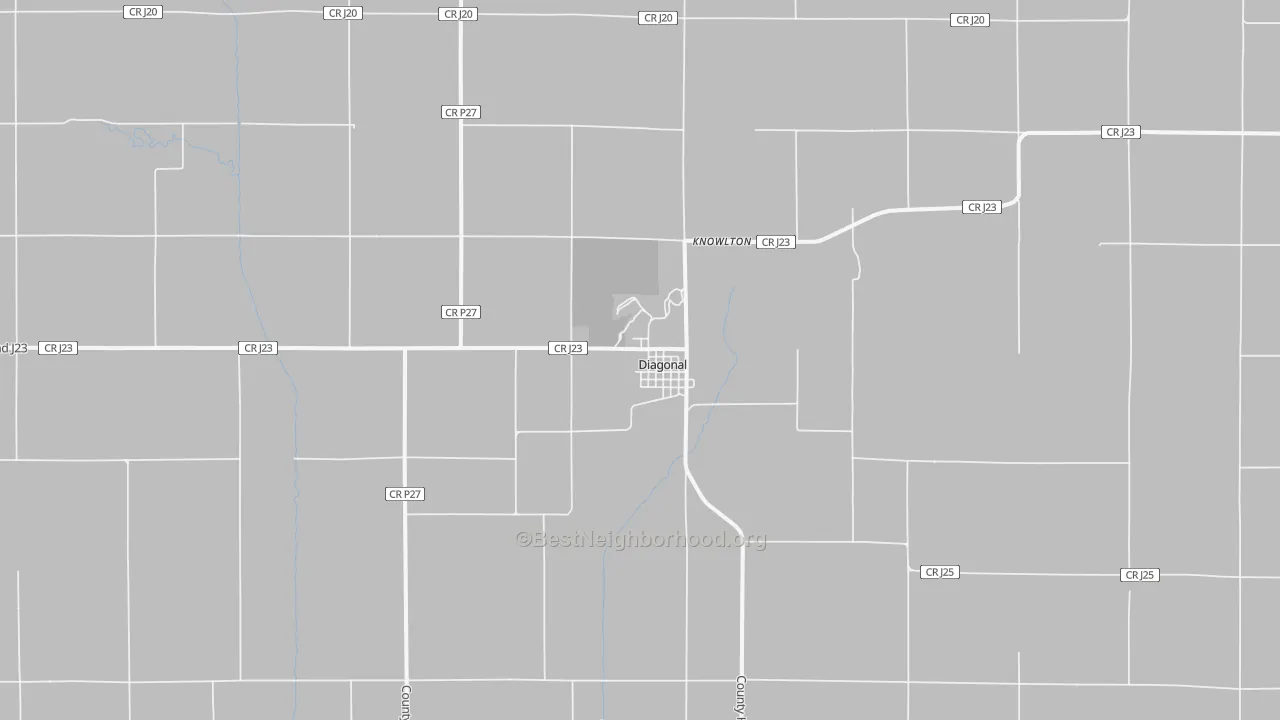 Bike Grade map of 50845, IA