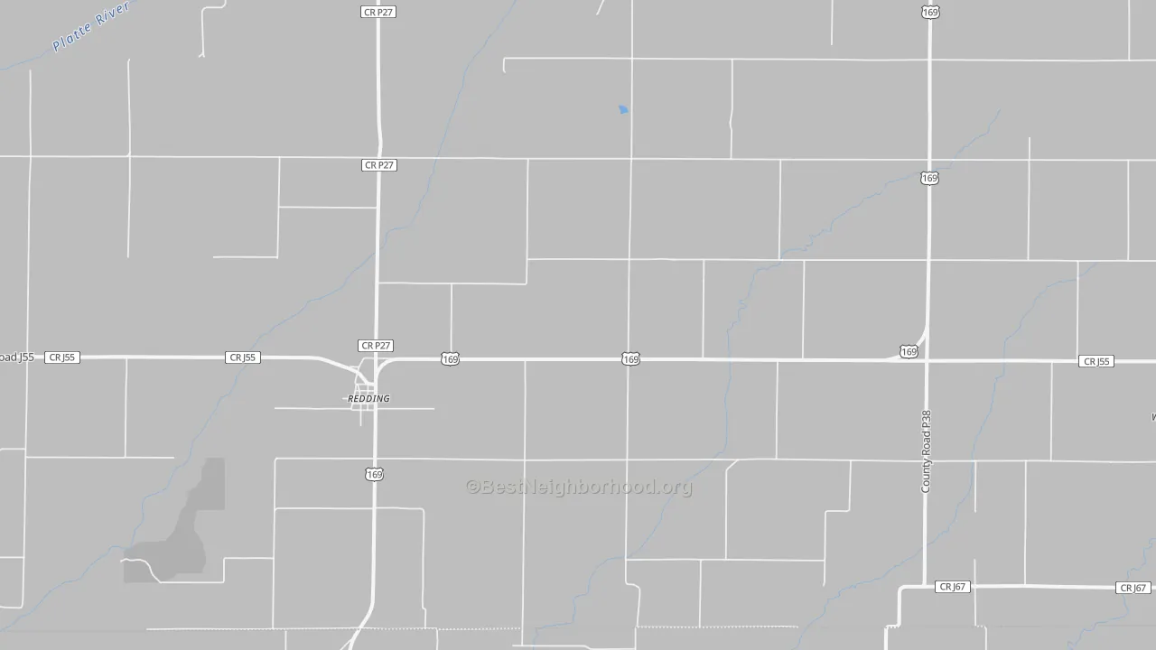 Bike Grade map of 50860, IA