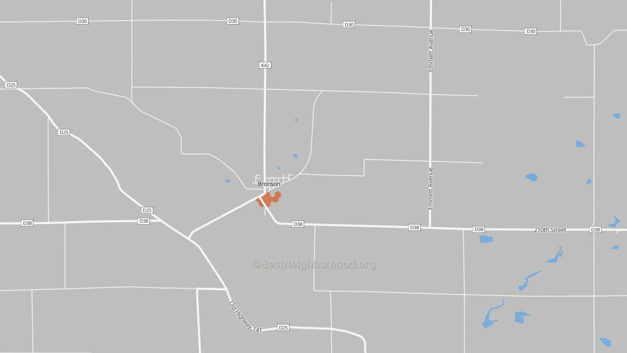 Bike Grade map of 51007, IA