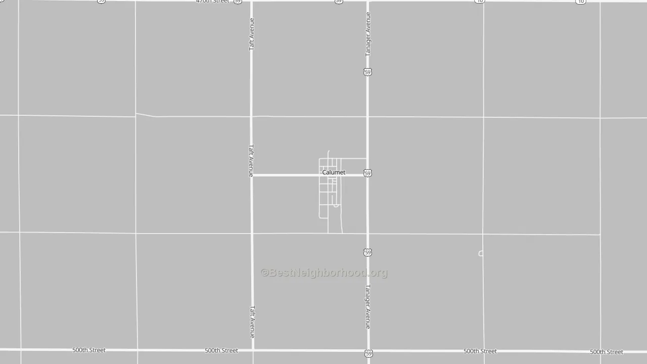 Bike Grade map of 51009, IA