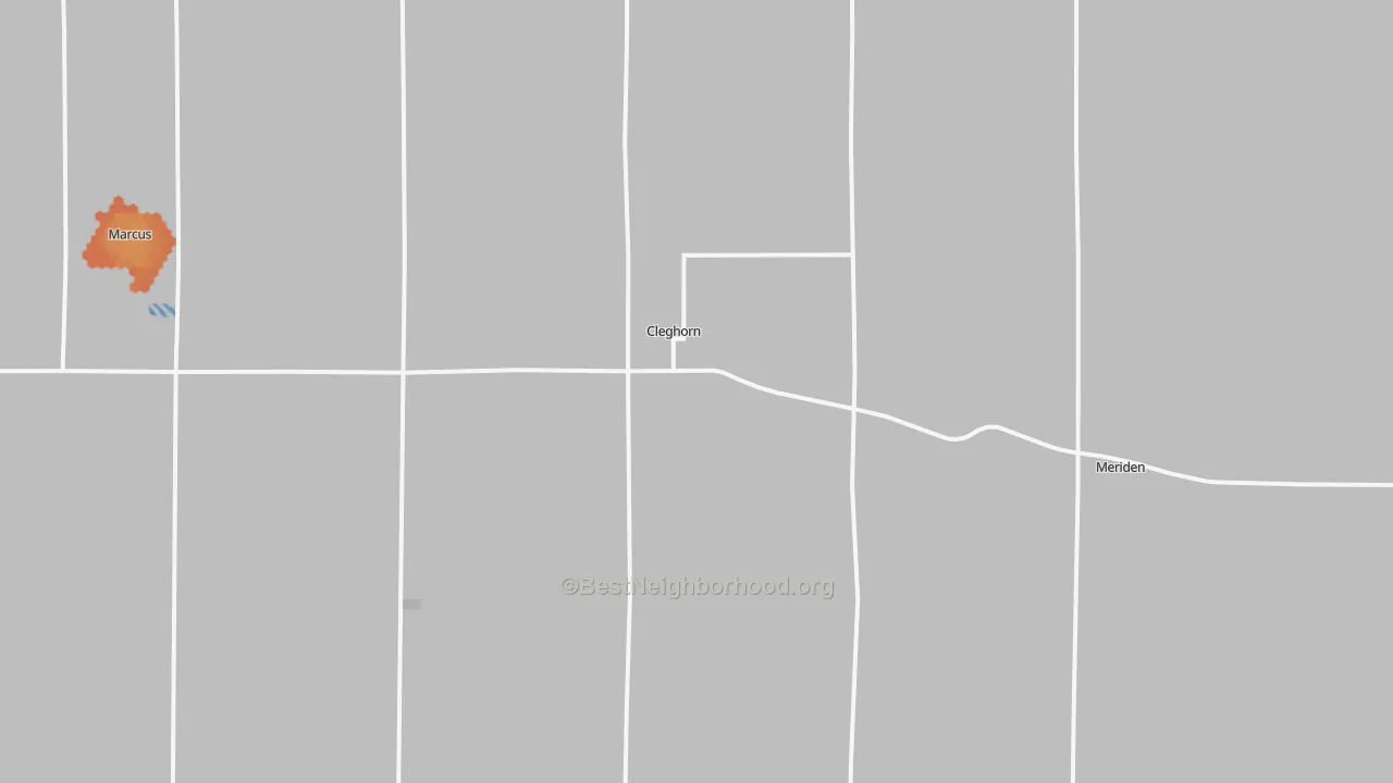 Bike Grade map of 51014, IA