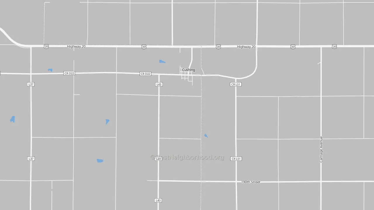 Bike Grade map of 51018, IA