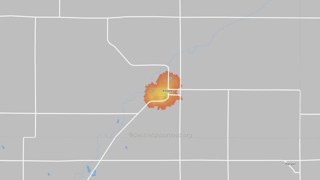 Bike Grade map of 51028, IA