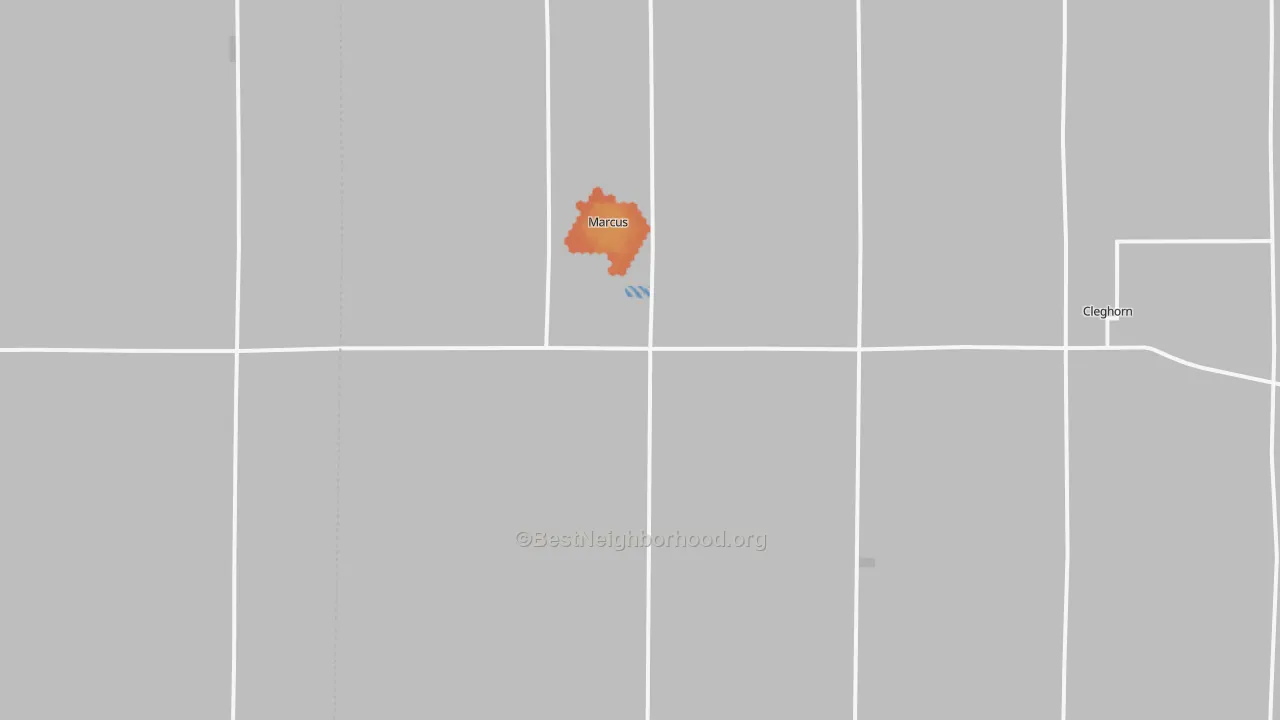 Bike Grade map of 51035, IA