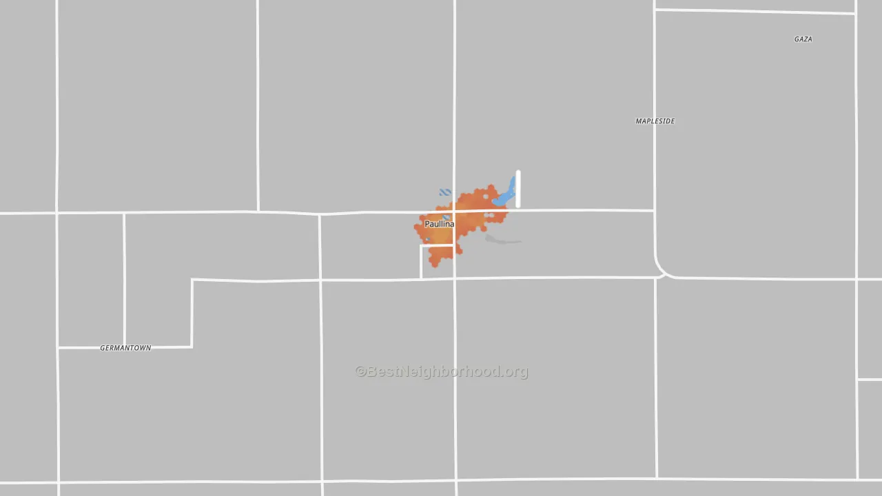 Bike Grade map of 51046, IA