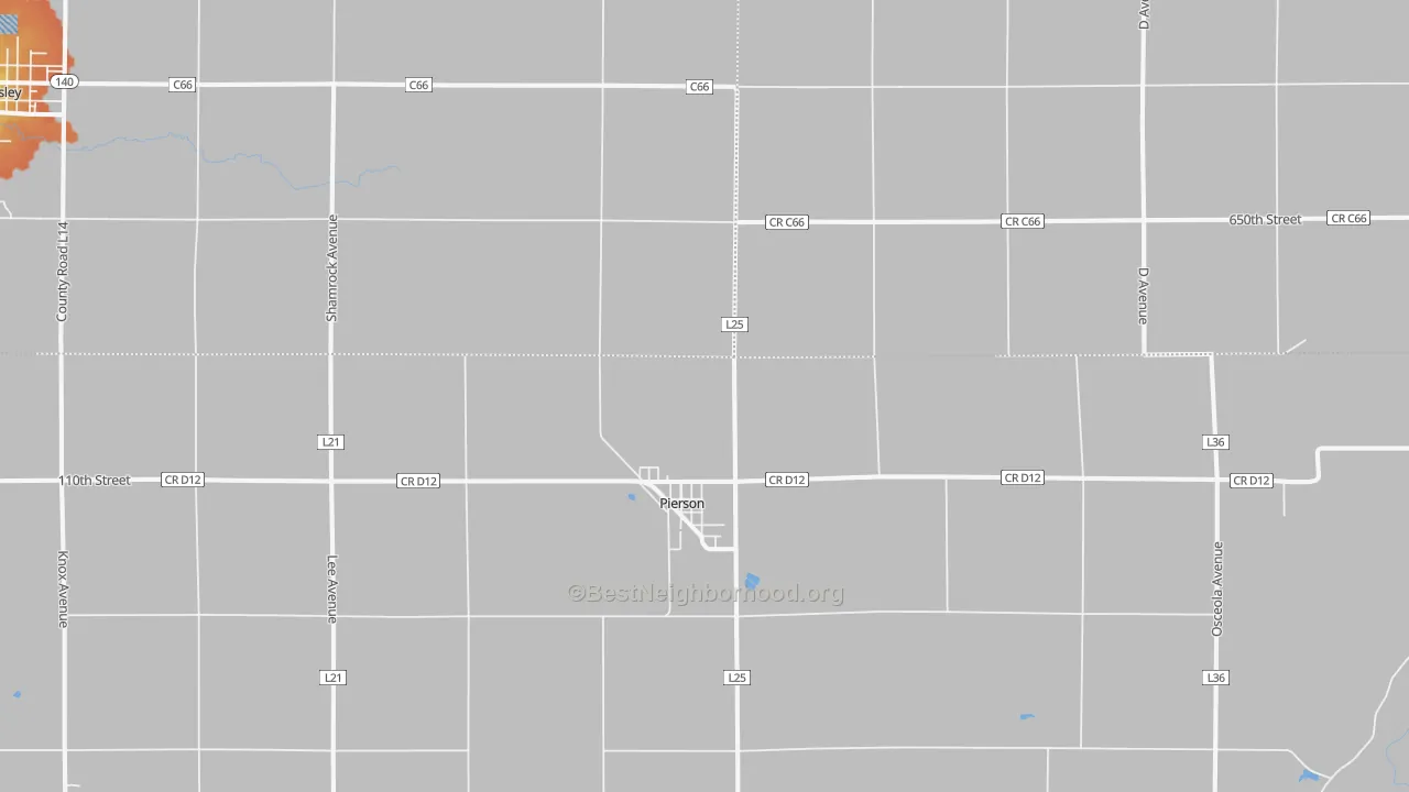 Bike Grade map of 51048, IA