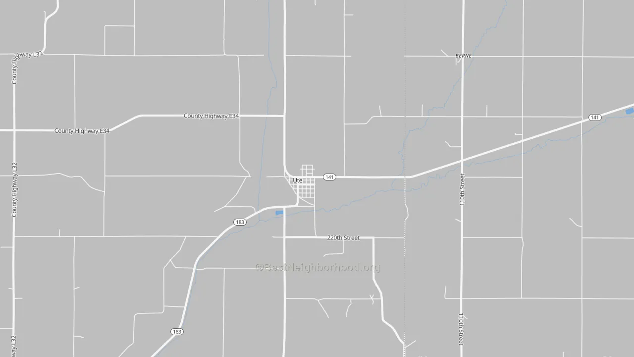 Bike Grade map of 51060, IA