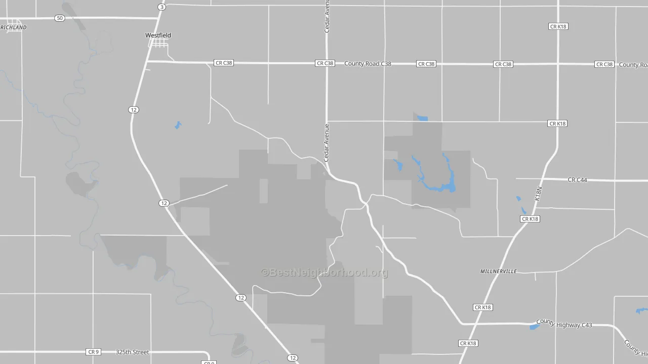 Bike Grade map of 51062, IA
