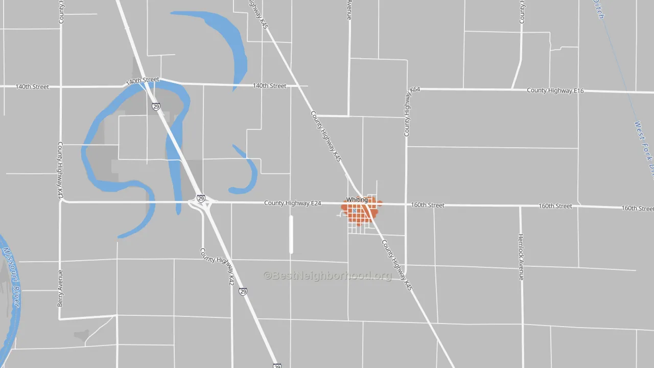 Bike Grade map of 51063, IA