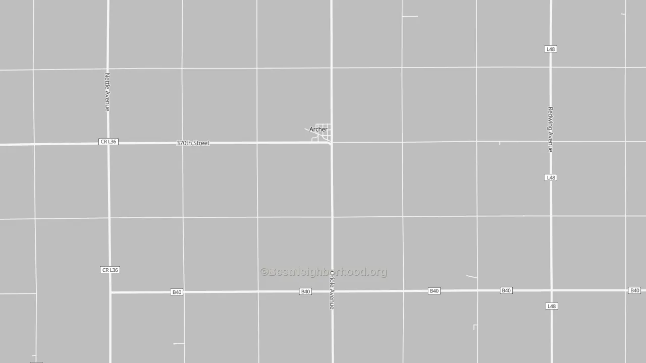 Bike Grade map of 51231, IA