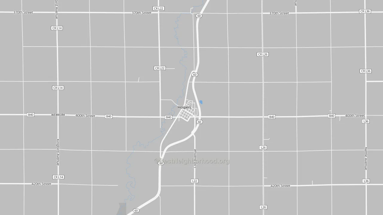 Bike Grade map of 51238, IA