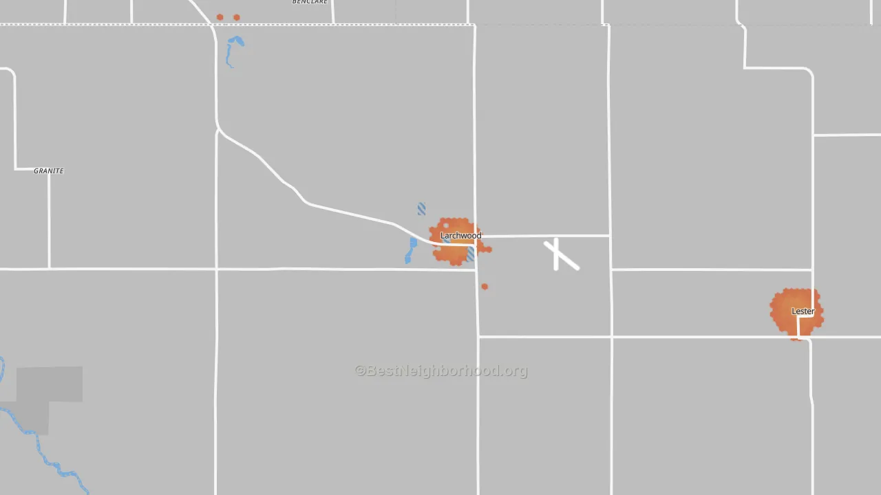 Bike Grade map of 51241, IA