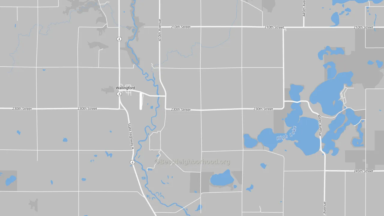 Bike Grade map of 51365, IA