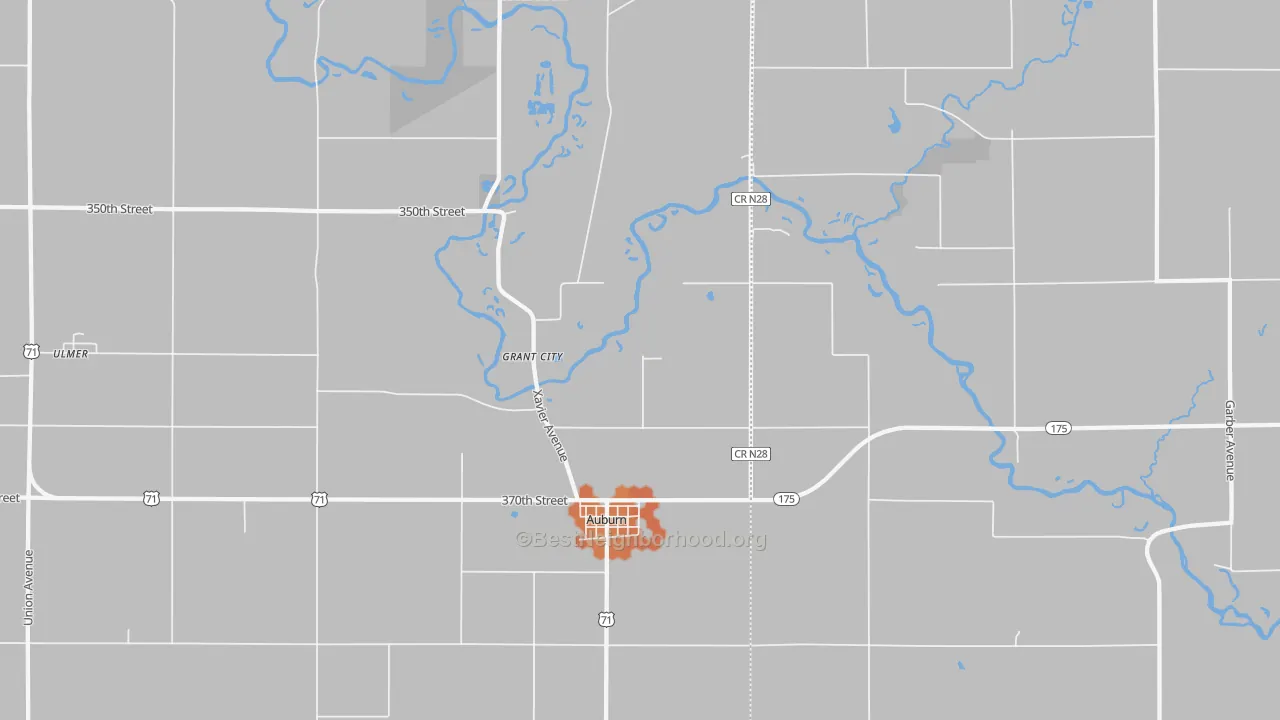 Bike Grade map of 51433, IA