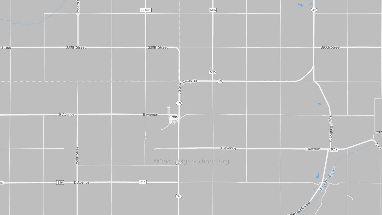 Bike Grade map of 51448, IA