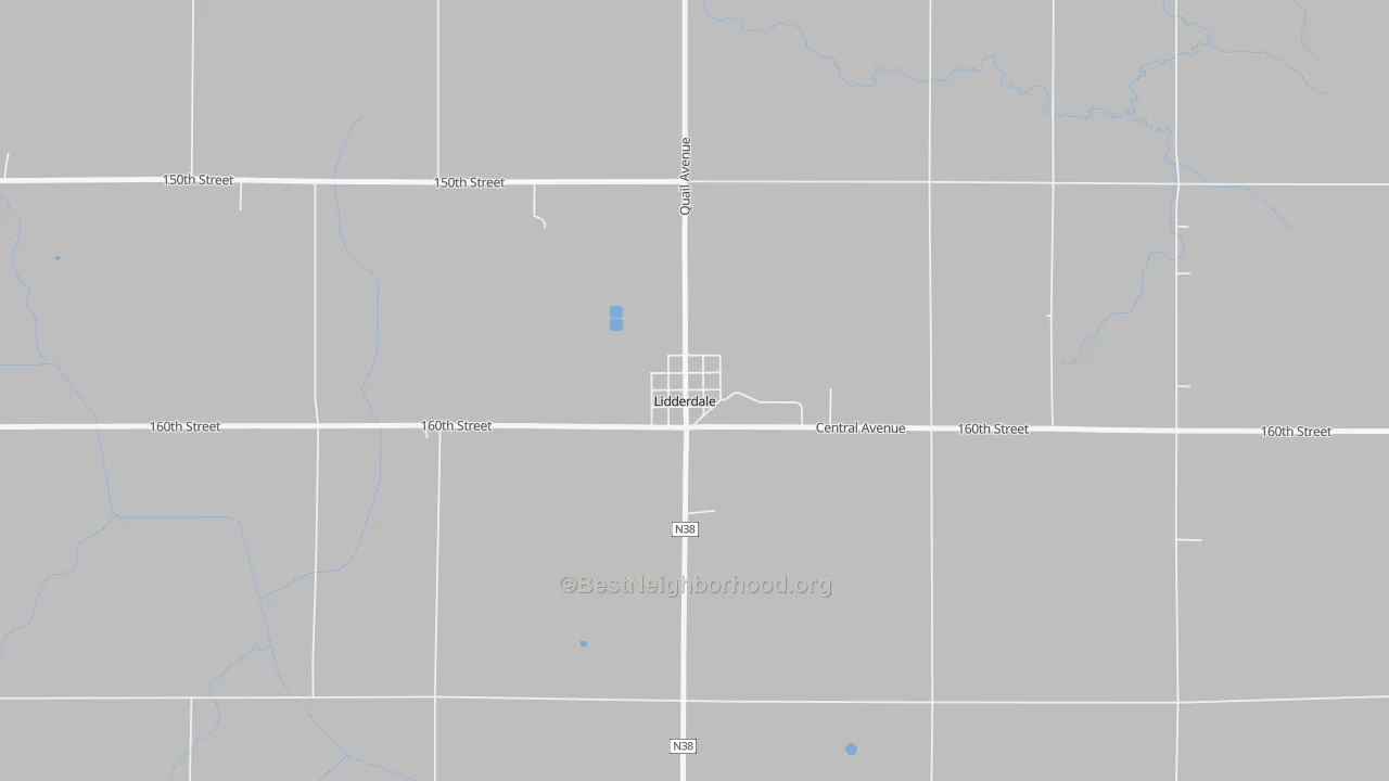 Bike Grade map of 51452, IA