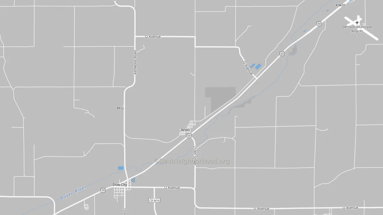 Bike Grade map of 51520, IA