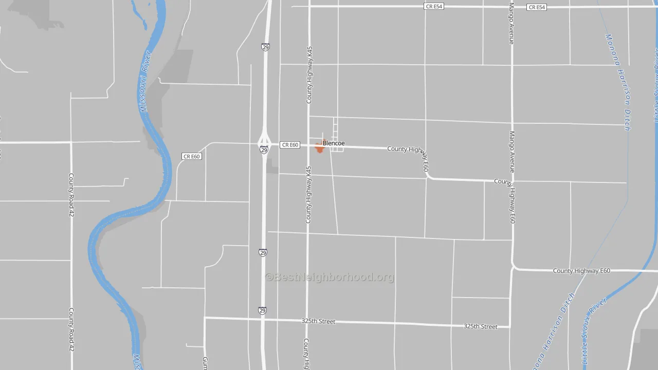 Bike Grade map of 51523, IA